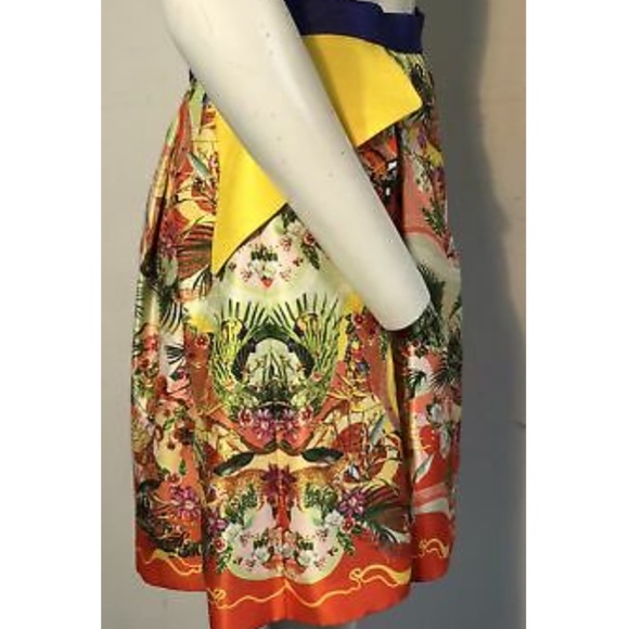 Piccione Piccione mutli color flare skirt - Picture 3 of 4